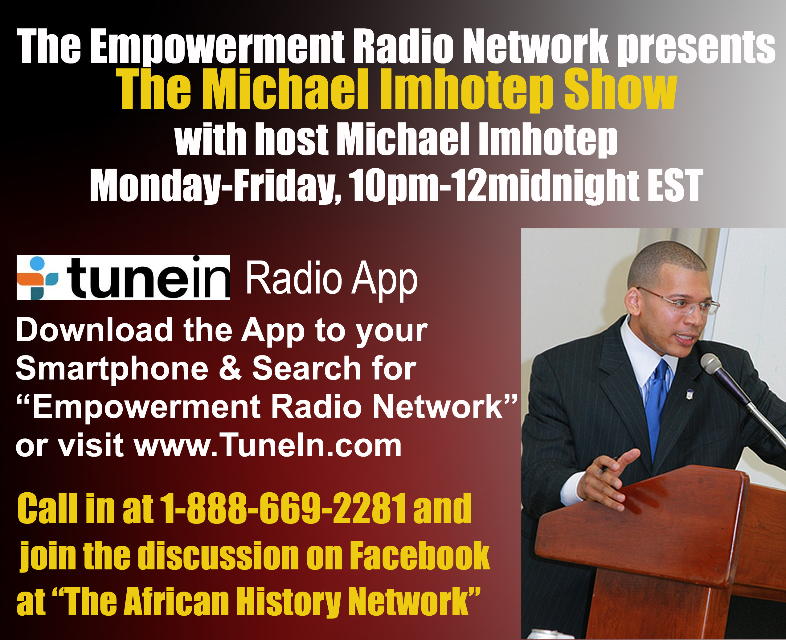 Michael_Imhotep_-_Michael_Imhotep_Show_-_ERN_-_2-10-15_Cropped_Half_Page